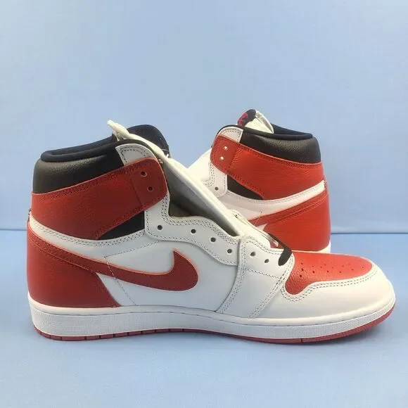 Nike Air Jordan 1 Retro High OG Mens Size 13 Heritage Red White Black 555088-161 - Picture 8 of 16